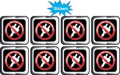 Alternative view of StickerTalk Please Do Not Unplug Stickers, 1.5 inches x 1.5 inch