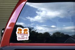 Girl Twins on Board Sticker