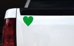 Green Heart Sticker