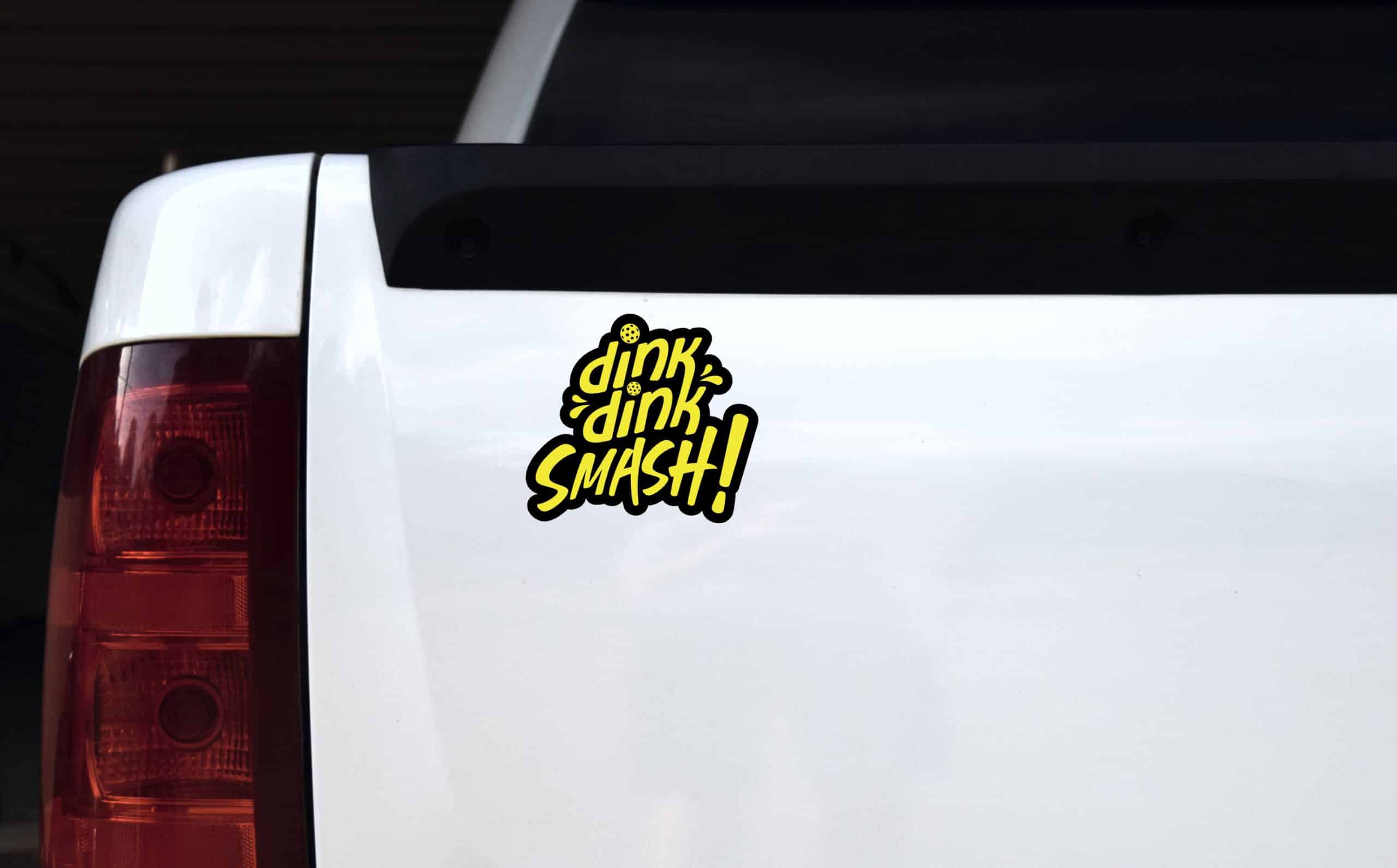 StickerTalk Dink Dink Smash Pickleball Sticker, 5 inches x 4.5 inches - Image 6