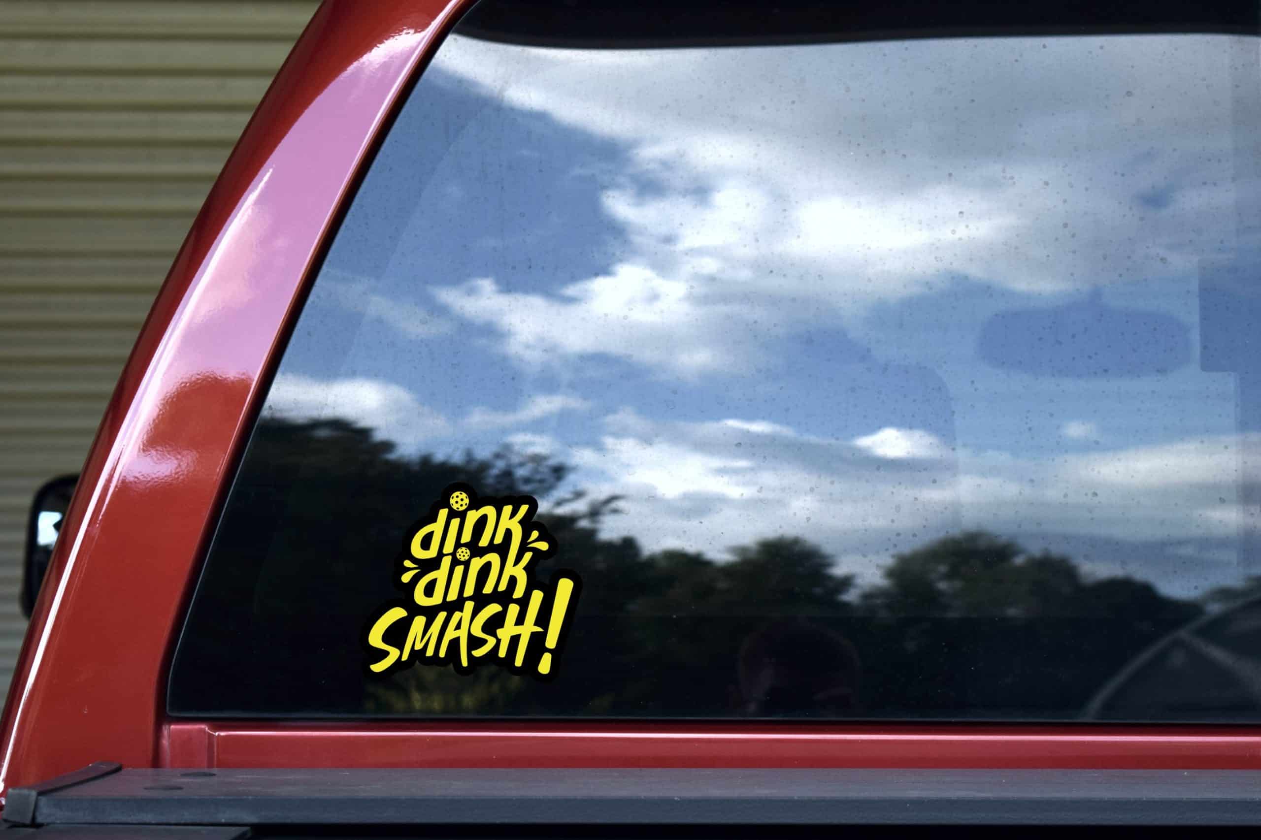 StickerTalk Dink Dink Smash Pickleball Sticker, 5 inches x 4.5 inches - Image 4
