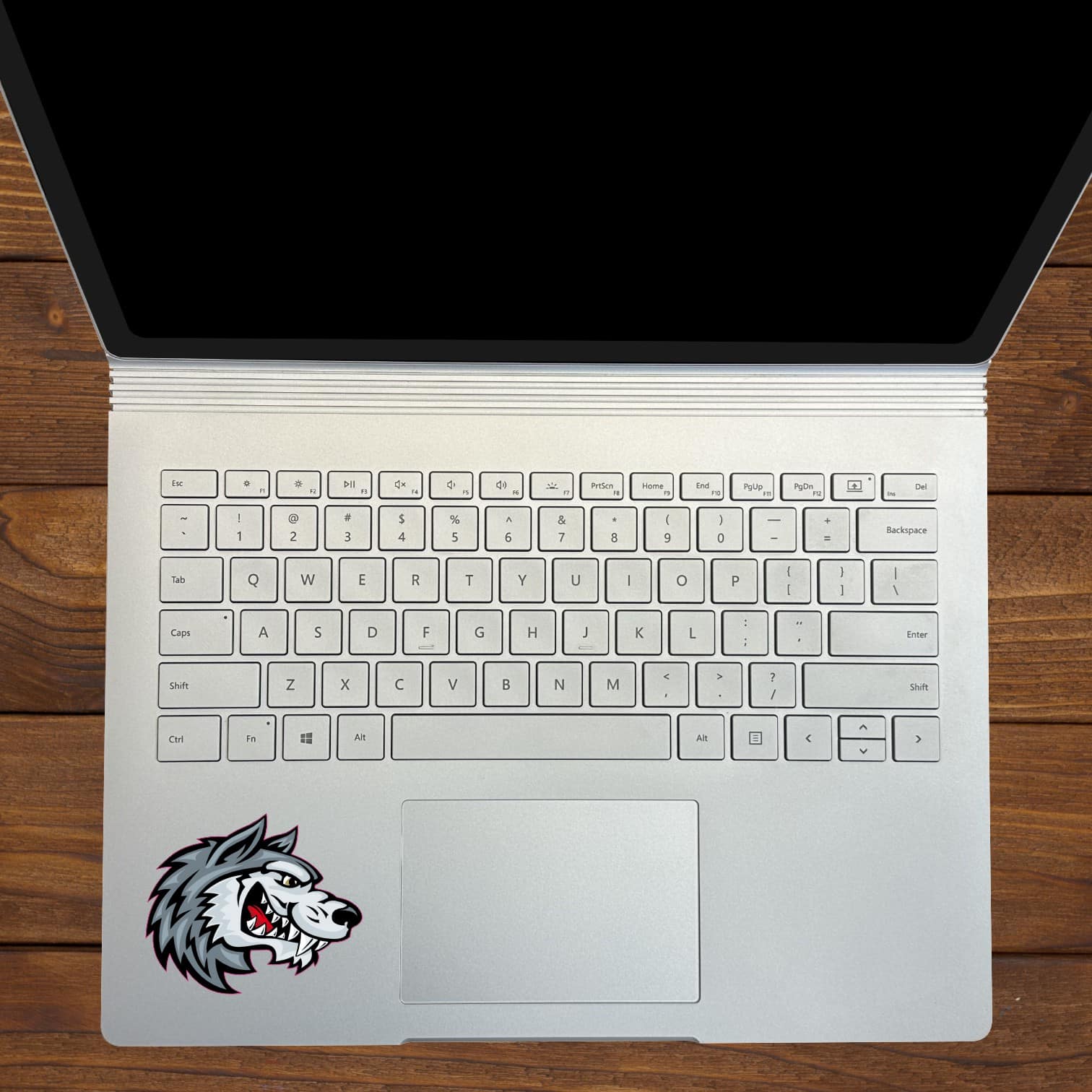 StickerTalk Mirrored Wolf Mascot Stickers, 3 inches x 2.5 inches - Image 4