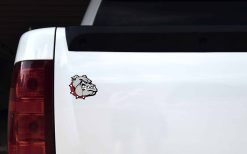 Bulldog Mascot Sticker