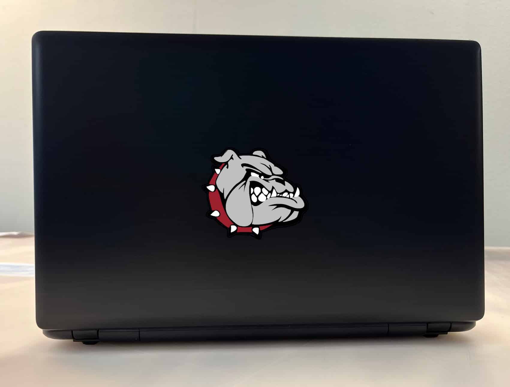 StickerTalk Right Facing Maroon Collared Bulldog Sticker, 3.5 inches x 3.0 inches - Image 4