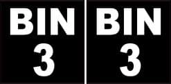 Bin Stickers