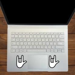 StickerTalk ASL ILY I Love You Hand Stickers, 2 inches x 2.5 inches
