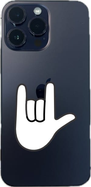 StickerTalk ASL ILY I Love You Hand Stickers, 2 inches x 2.25 inches - Image 6