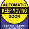 Automatic Door Sticker