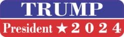 StickerTalk Trump President 2024 Magnet, 10 inches x 3 inches