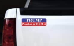 StickerTalk Trump President 2024 Sticker, 10 inches x 3 inches