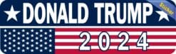 StickerTalk Donald Trump 2024 Sticker, 10 inches x 3 inches