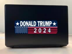 StickerTalk Donald Trump 2024 Sticker, 10 inches x 3 inches