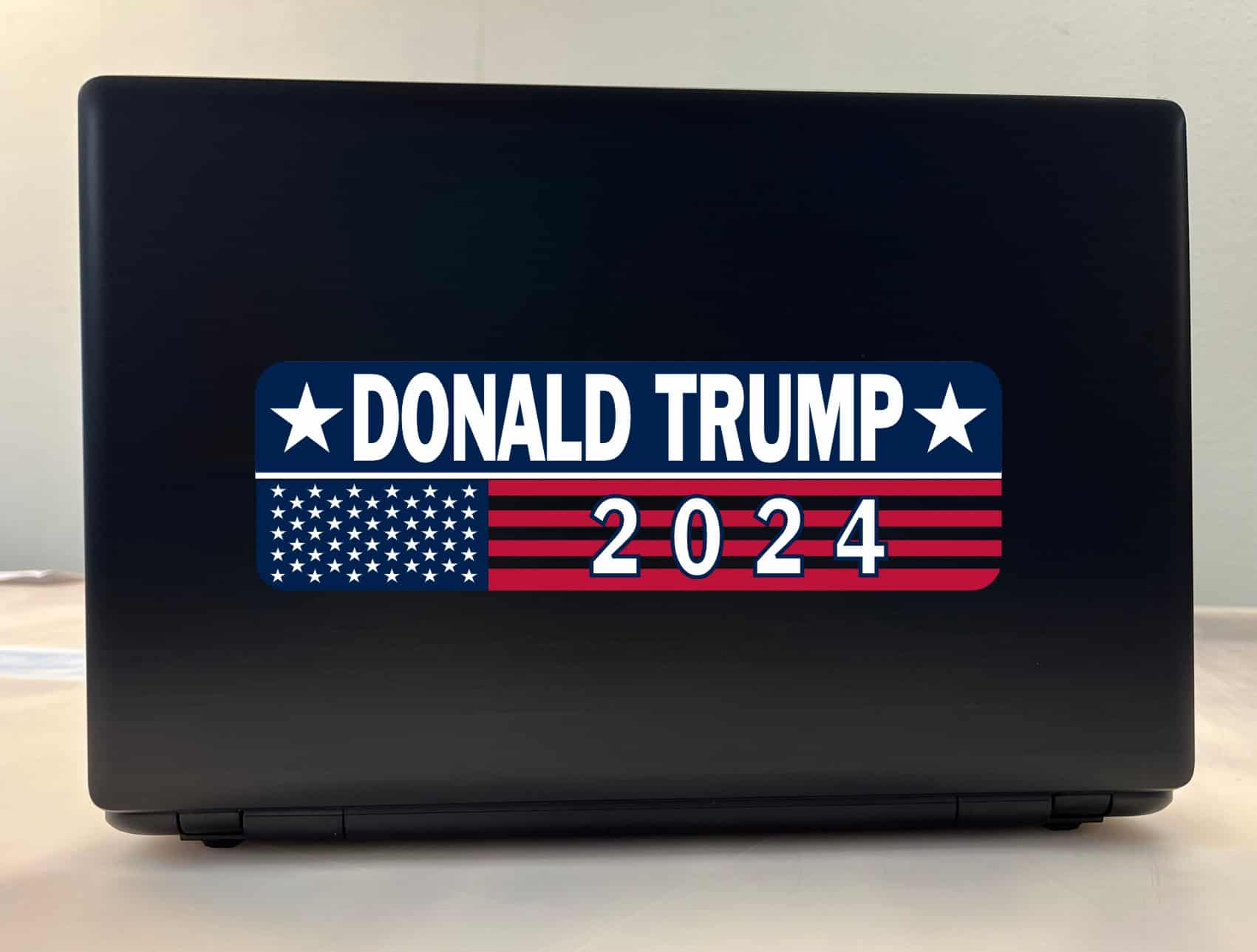 StickerTalk Donald Trump 2024 Sticker, 10 inches x 3 inches
