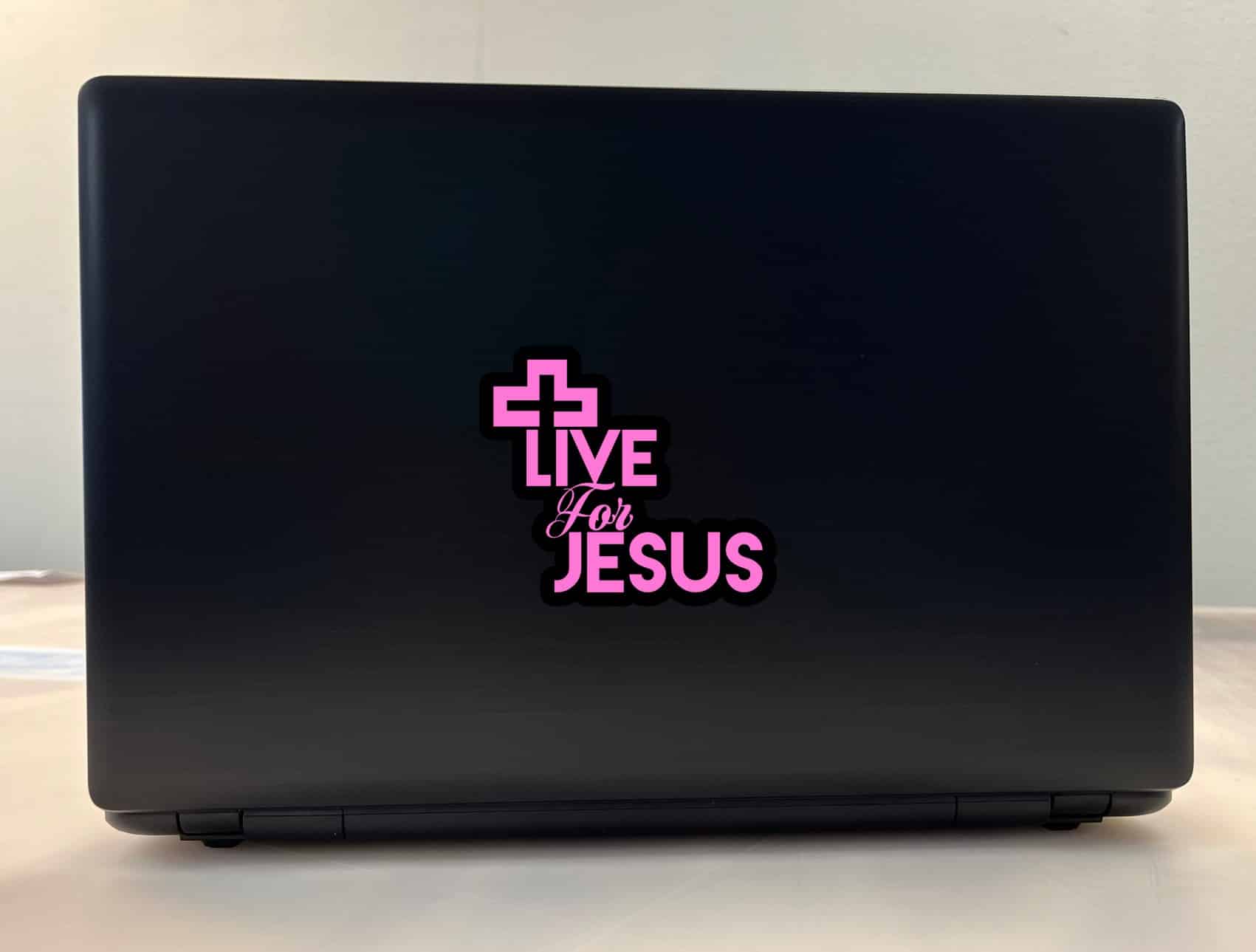StickerTalk Live For Jesus Sticker, 4 inches x 3.5 inches - Image 3