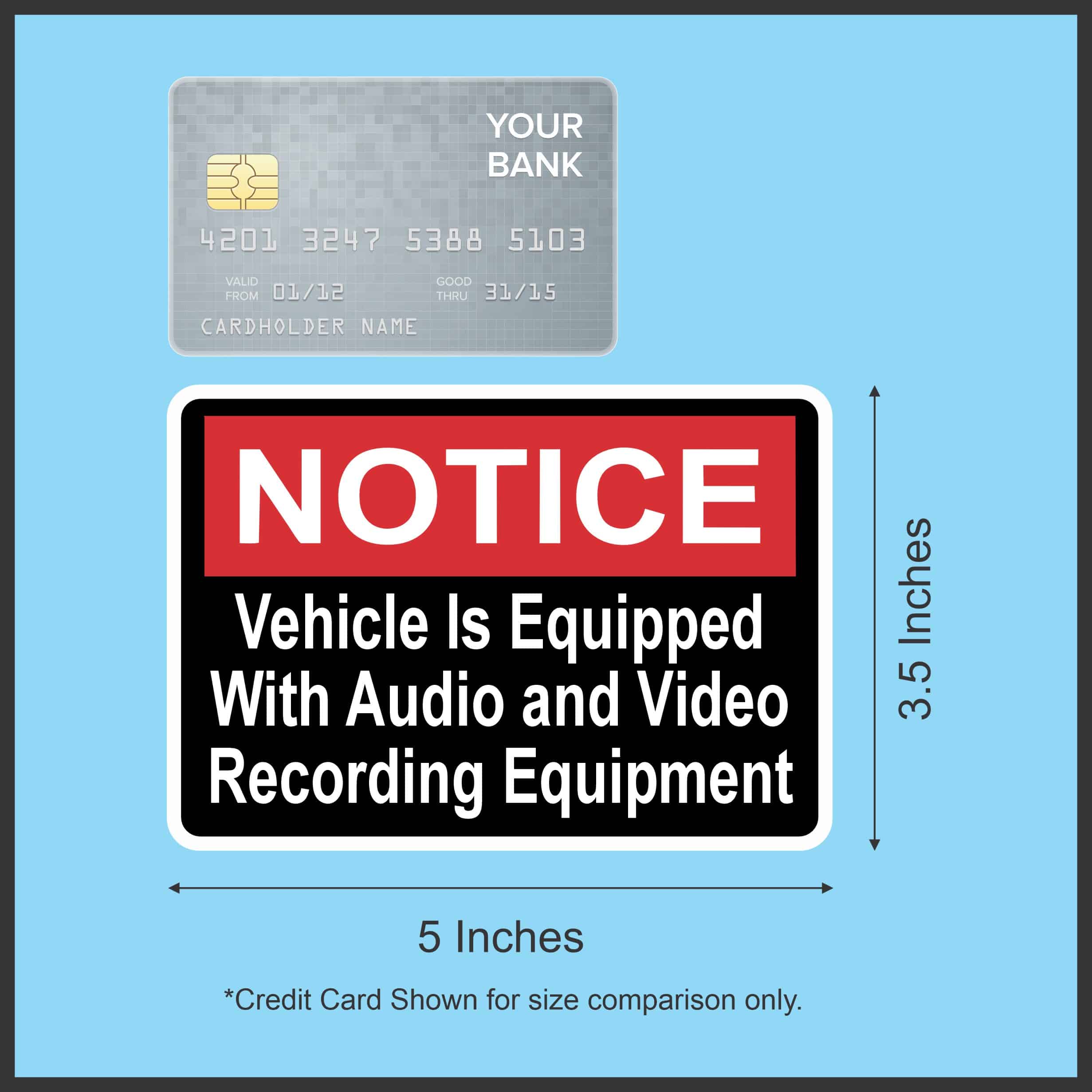 StickerTalk Audio Video Recording Sticker, 5 inches x 3.5 inches - Image 5