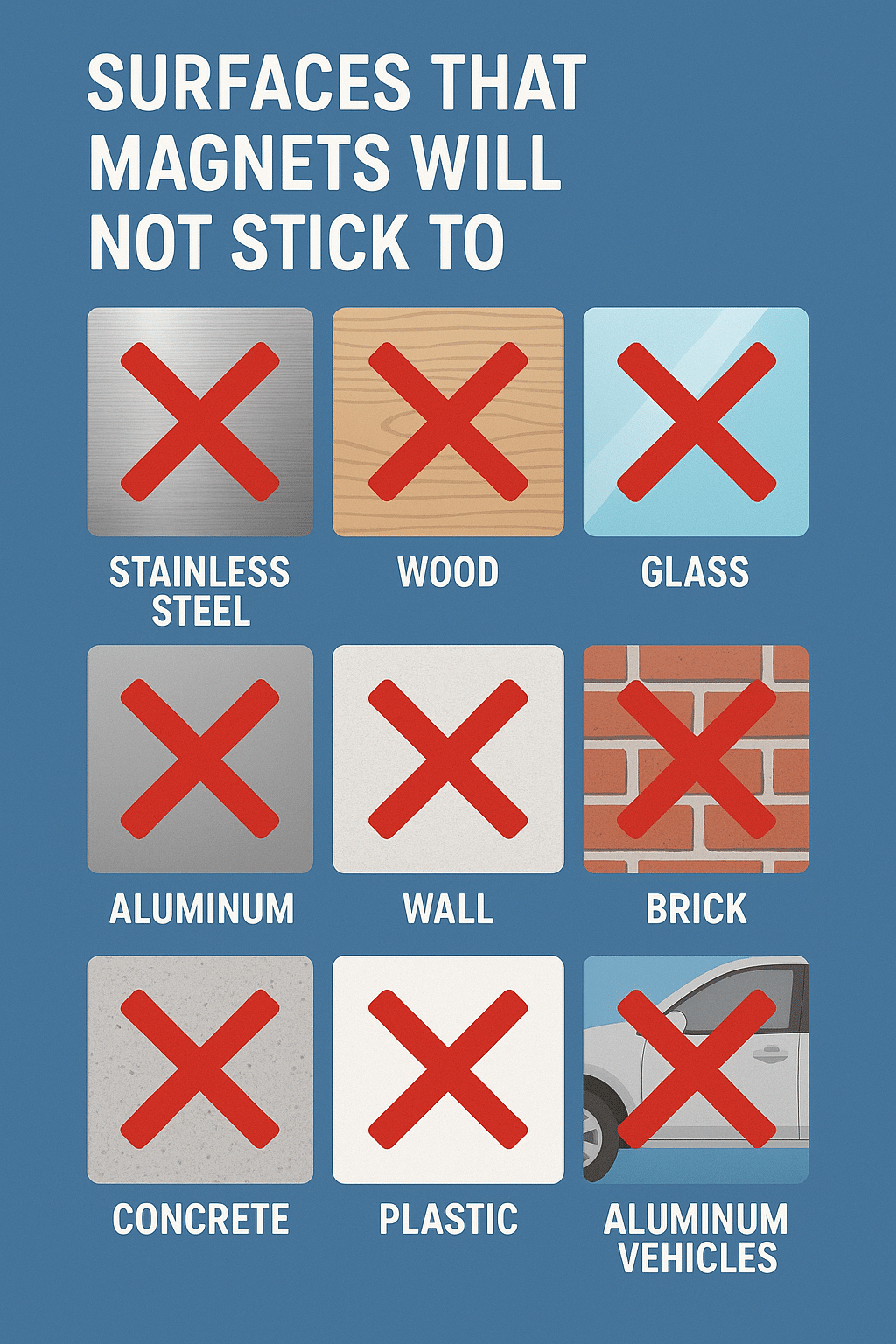 StickerTalk Donald Trump 2024 Magnet, 10 inches x 3 inches