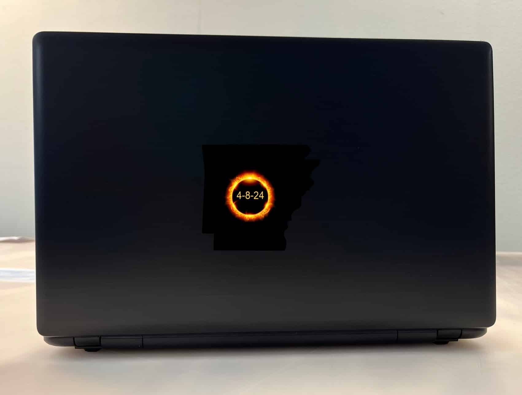 StickerTalk Great North American Eclipse Arkansas '24 Sticker, 3.8 inches x 3.4 inches - Image 3