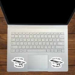 StickerTalk Drone Sticker, 5 inches x 3.5 inches