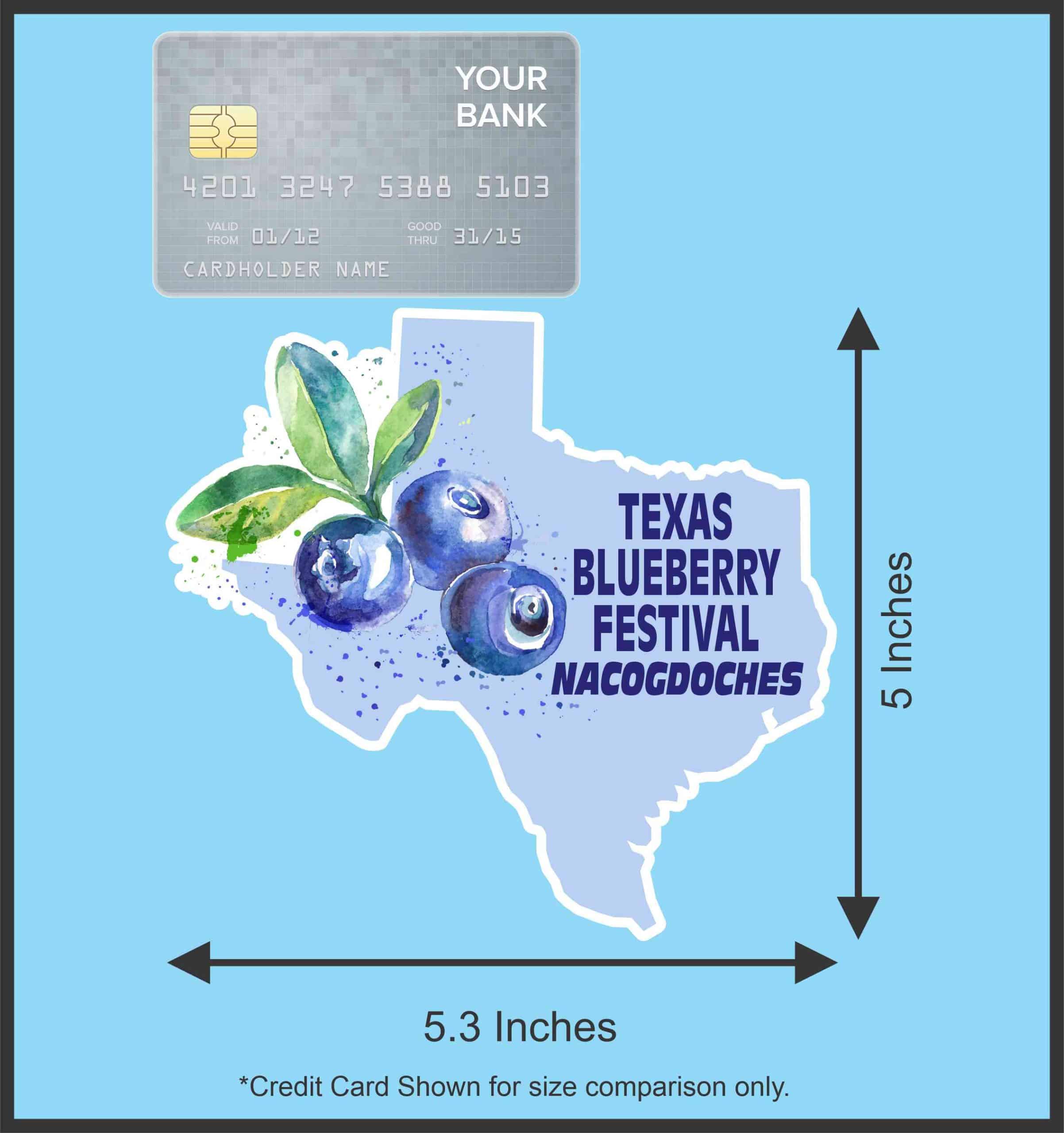 Blueberry Festival Sticker