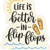 Flip Flop Sticker