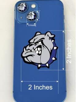 Blue collared Bulldog Stickers