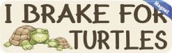 I Brake for Turtles Magnet