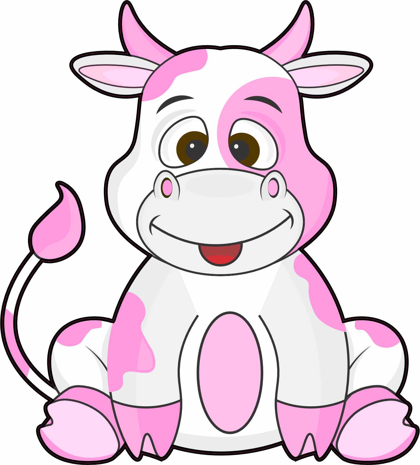 Cow Sticker