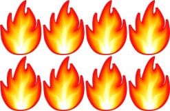 Fire Stickers