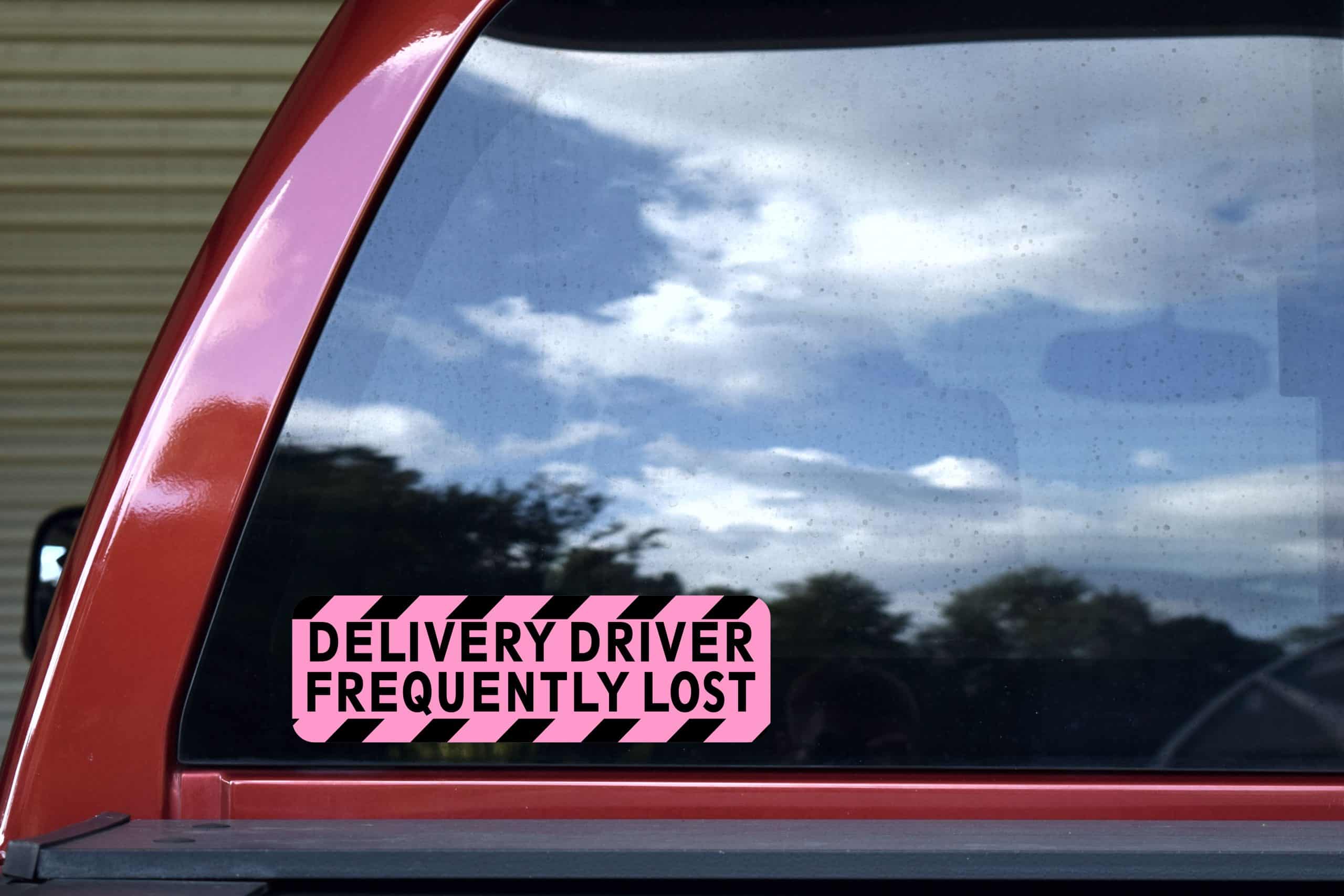 Delivery Driver Sticker