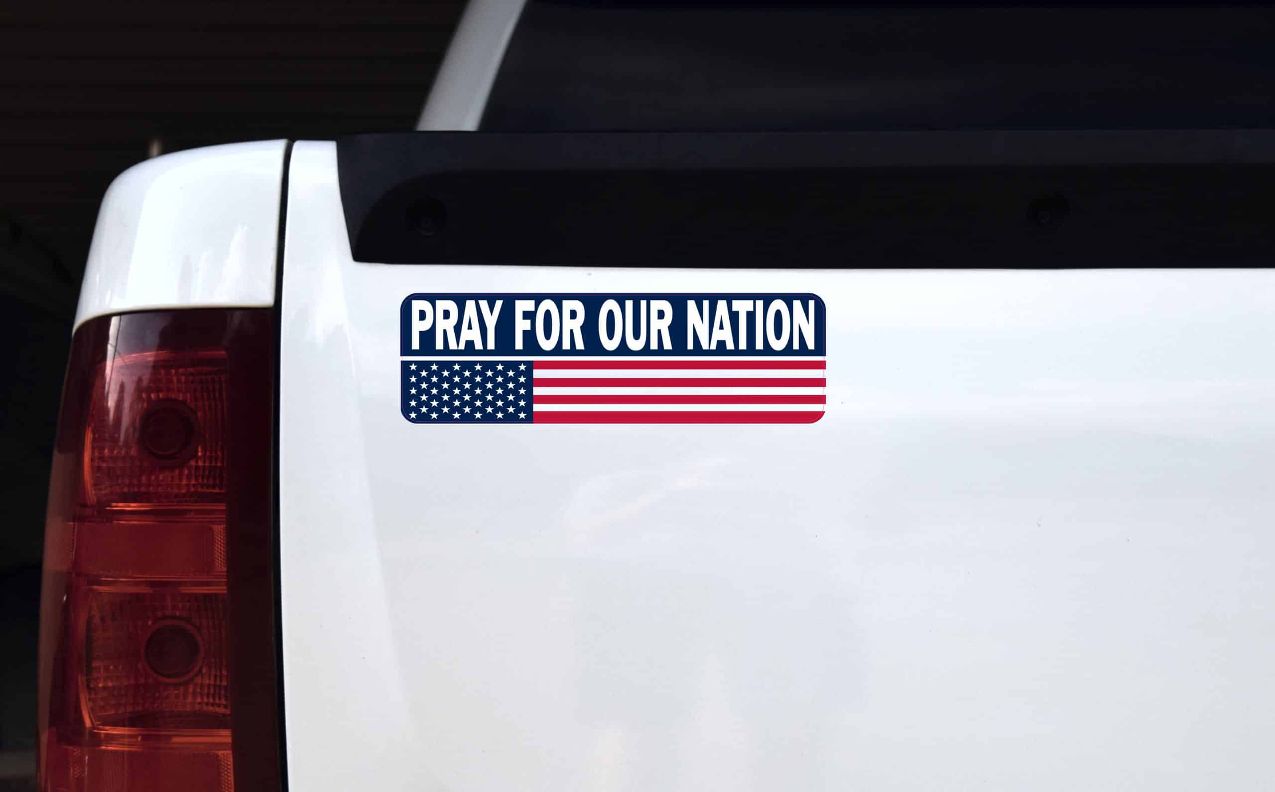 Pray for Our Nation Sticker