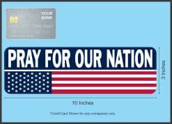 Pray for Our Nation Sticker