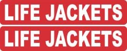 Life Jacket Stickers