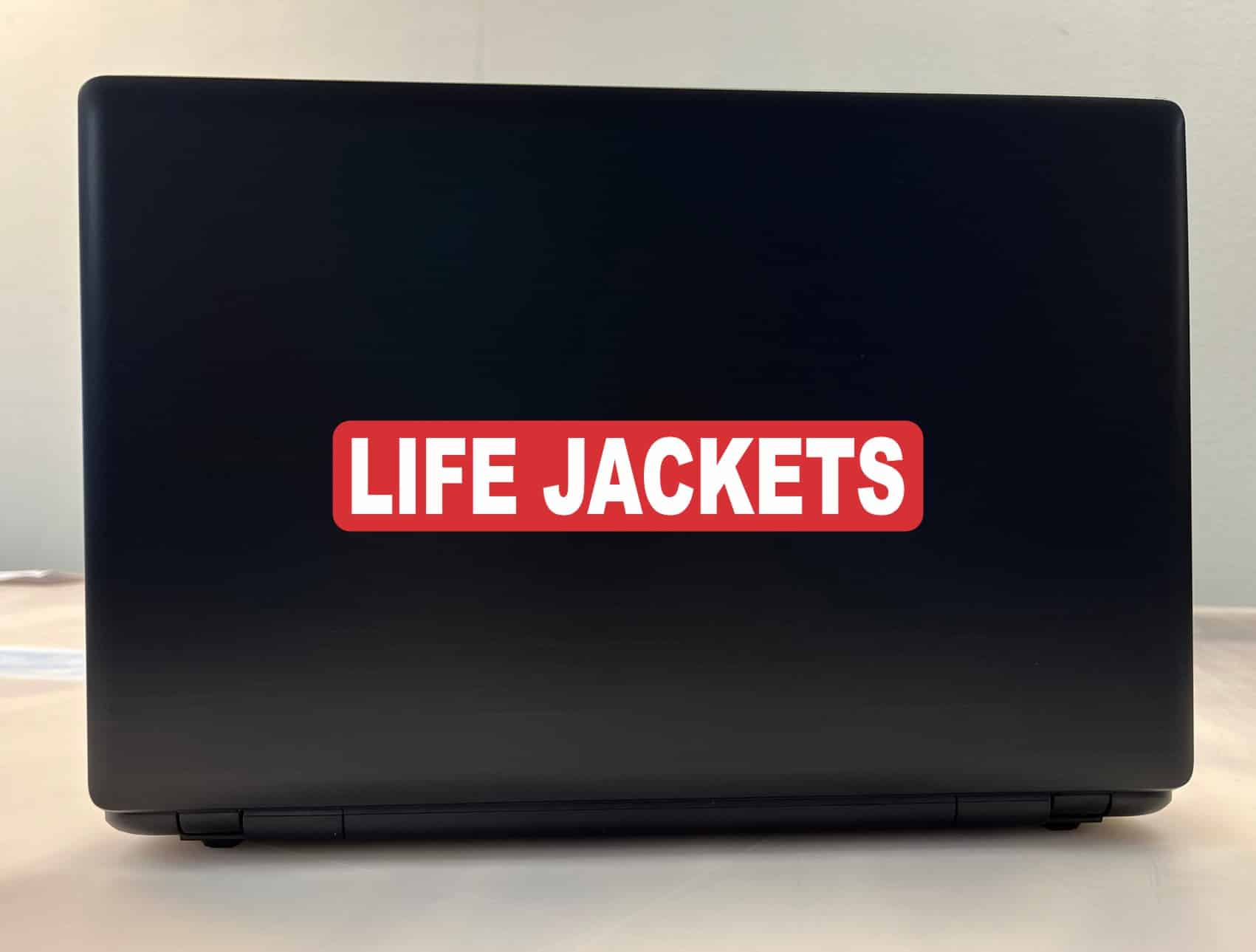 StickerTalk Life Jackets Vinyl Stickers, 8 inches x 1.5 inches - Image 3