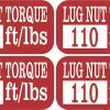 Lug Nut Stickers