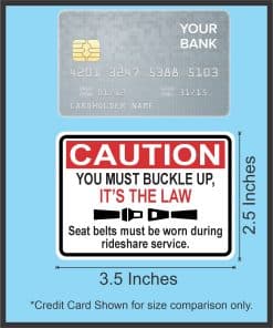 Buckle Up Stickers