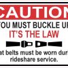 Buckle Up Sticker