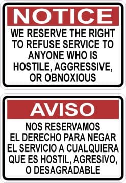 We Reserve the Right Stickers
