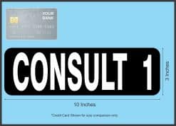 Consult Room Sticker