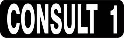 Consult Room Sticker