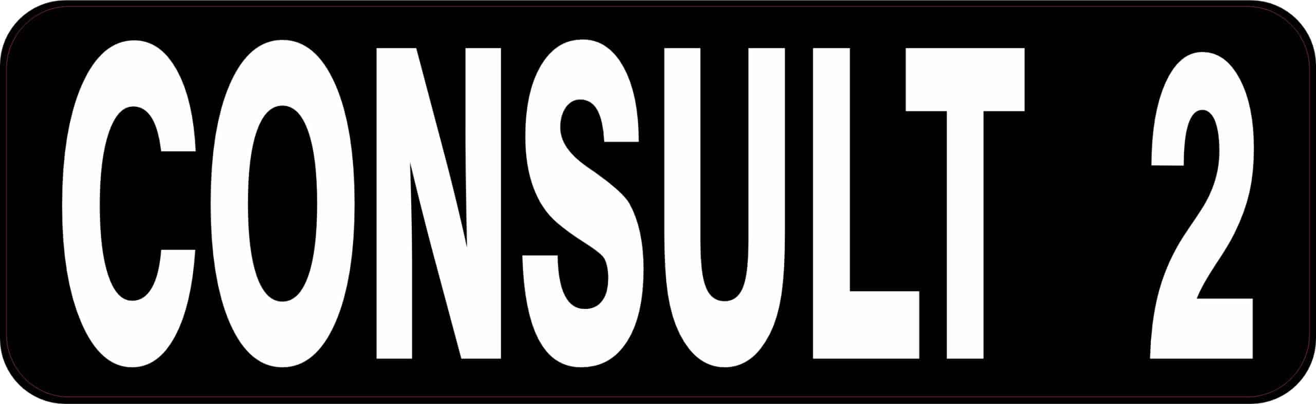 Consult Room Sticker