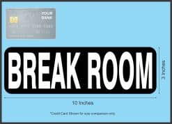 Break Room Sticker
