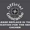 Geocache Sticker