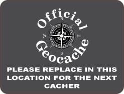 Geocache Sticker