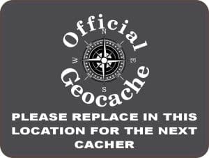 StickerTalk Official Geocache Sticker, 4 inches x 3 inches – StickerTalk®