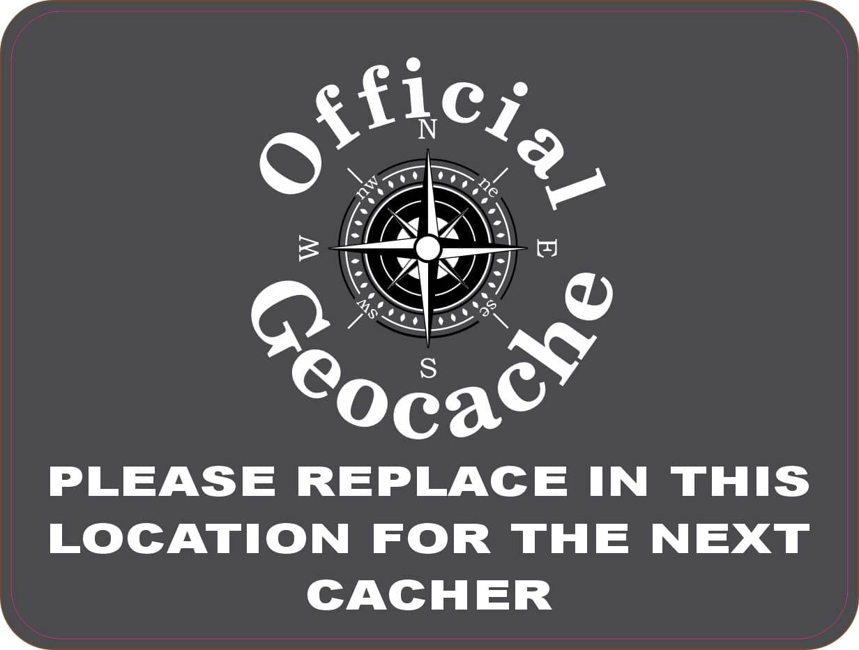 Geocache Sticker
