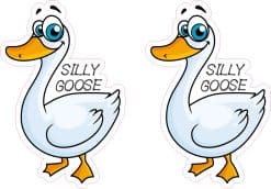 Silly Goose Sticker