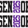 Senior 2025 Stickers