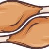 Chicken Leg Stickers
