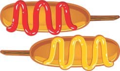 Corn dog corndog stickers