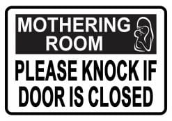 Mothering Room Sticker